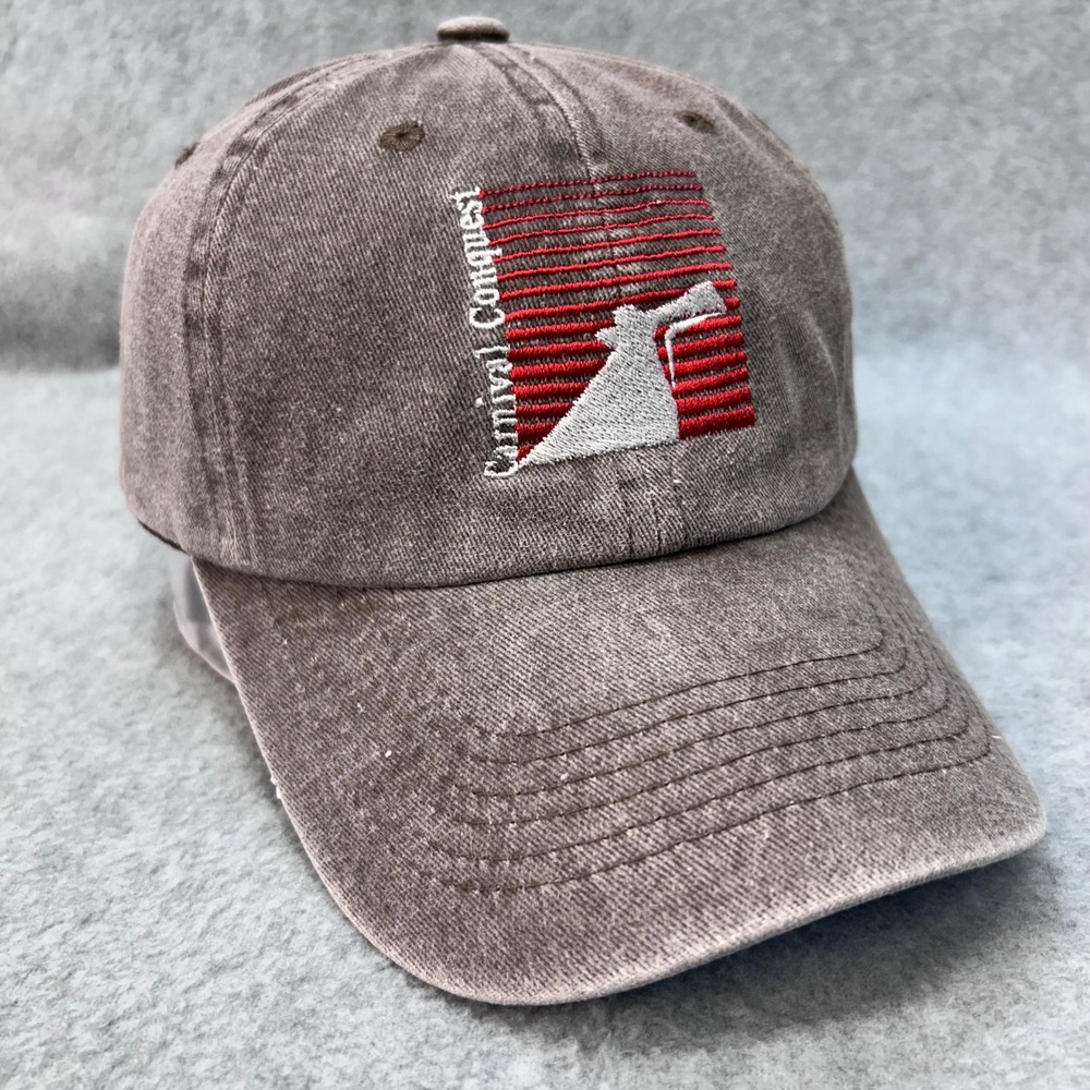 Carnival Conquest Unisex Brown Carnival Cruise Line Hat Embroidered OSFM